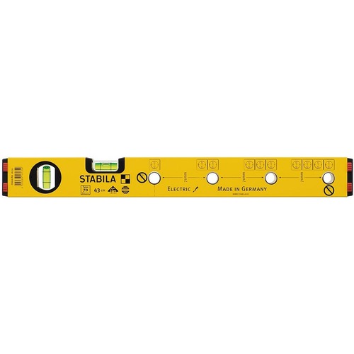 Stabila Type 70 Electric, 4 Metallhülsen (bis 4-fach Rahmen), 43 cm