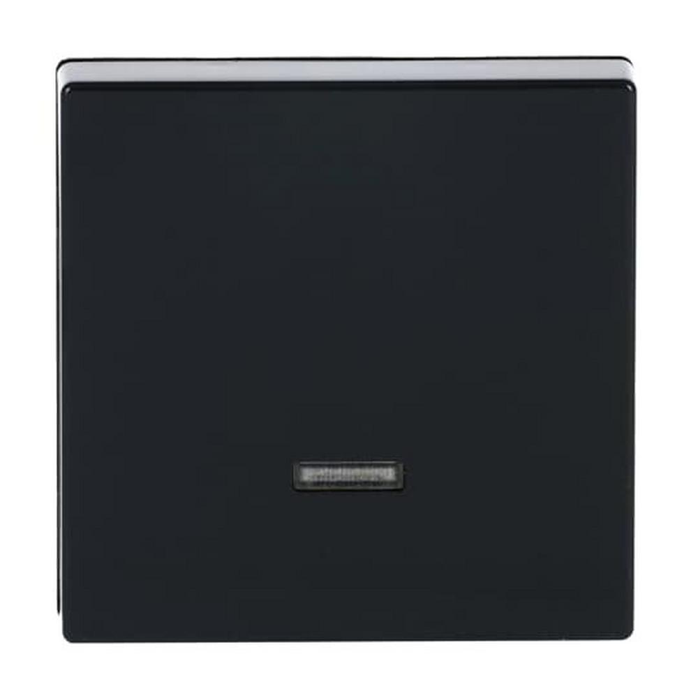 Busch-Jaeger 6543-81-101, Bedienelement für Schalter/Dimmer Einzeltaster mit Glimmlampe anthrazit -