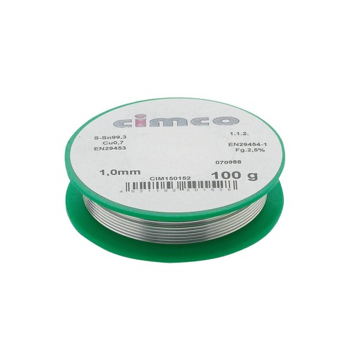 Cimco Elektroniklot bleifrei, 1,0 mm Ø, 250 g