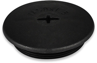 Verschlussschraube M12x1,5 – PA schwarz