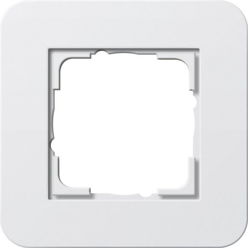 Gira Abdeckrahmen 1f Gira E3 Reinweiß/Reinweiß