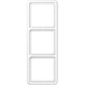 Jung Rahmen 3fach, CD 500, IP 44, Duroplast, alpinweiß, senkrechte und waagerechte Montage (CD583WW)