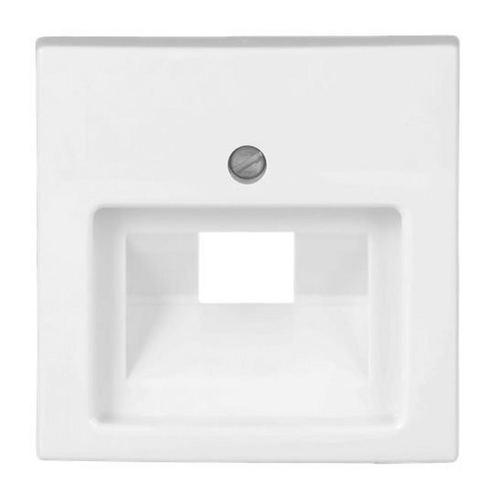 Busch-Jaeger 1803-914, Zentralscheibe UAE/IAE (ISDN) 1-fach alpinweiß - Busch-balance® SI