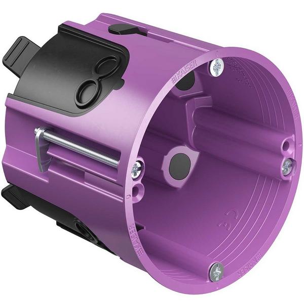 9280-22, Hohlwand, Daten- U. Netzwerkdose, O-range Econ® Data, Tiefe 74 Mm, Mit 4 Schraubdomen Und 2 Geräteschrauben