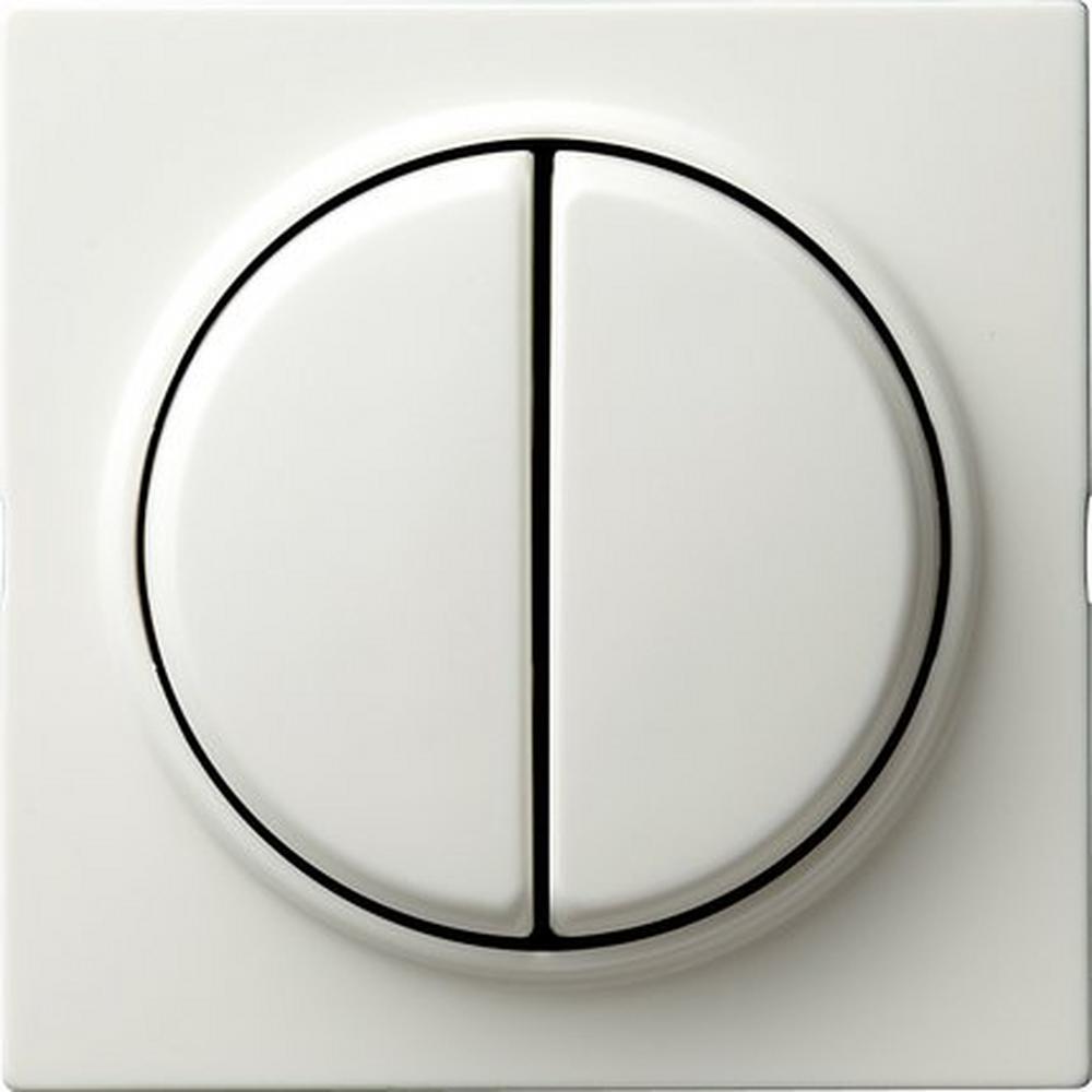 Gira 012540, Tastschalter Serien Abd. S-Color Reinweiß
