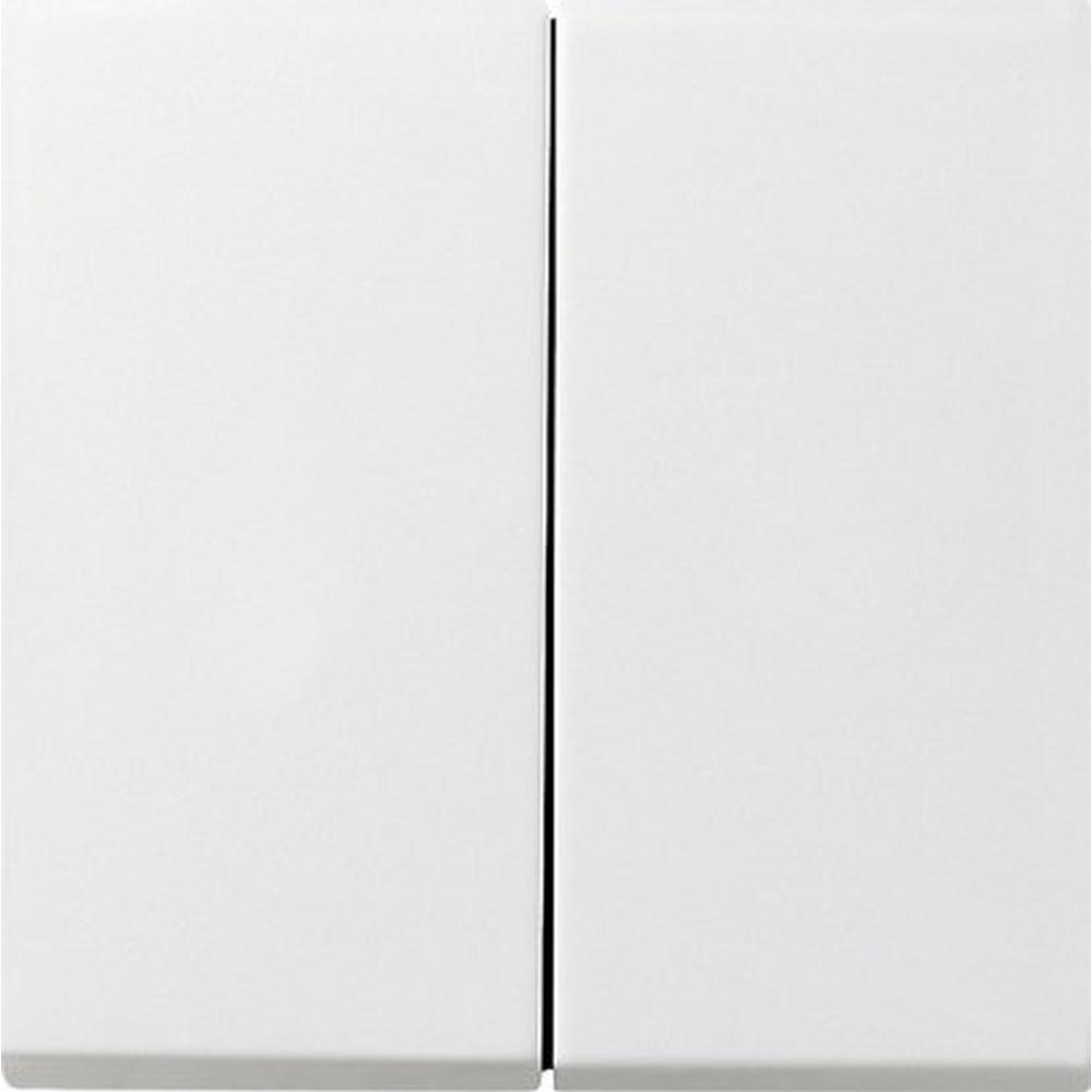 Gira 0128112, Tastschalter Wechselsch. 2f Flächenschalter Reinweiß