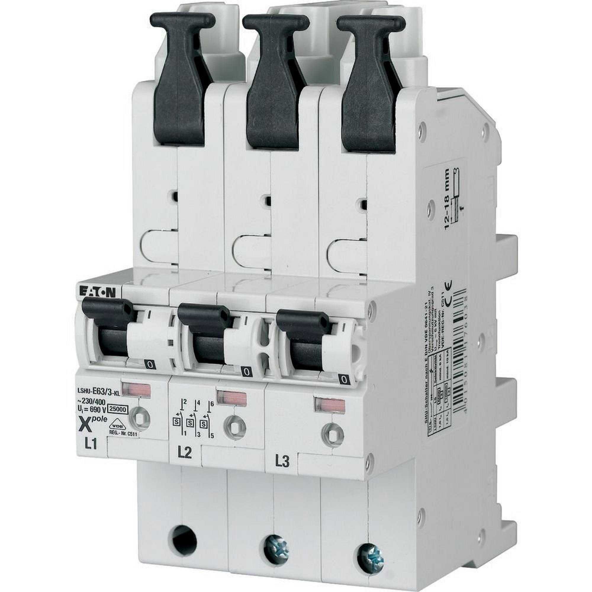 Eaton 119715 Sicherungsautomat 3-polig 35 A