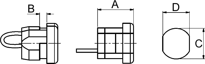 Zugentlaster – Maßzeichnung