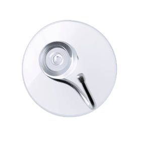 Haftsauger 20 mm – Saugnapf Weich-PVC natur, mit Metallhaken (VPE 50 Stk.)