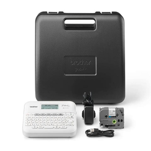 Brother P-touch D410VP Desktop Beschriftungsgerät mit Koffer