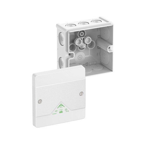 Spelsberg Abzweigkasten, Schutzart IP66, max. Leiterquerschnitt 4², Schlagfestigkeit IK07, Schutzklasse II, Ui 1000V AC, Ui 1000V DC, DLG, VDE, halogenfrei (80410001)