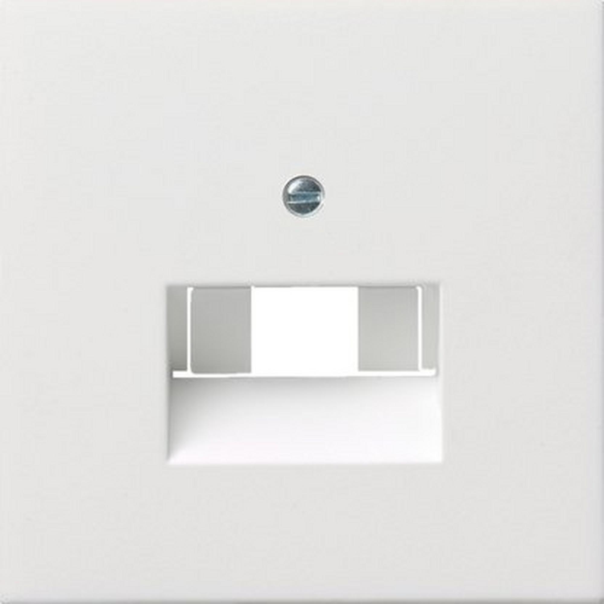 Gira 0270112, Abd. UAE/IAE + Netzwerk Flächenschalter Reinweiß