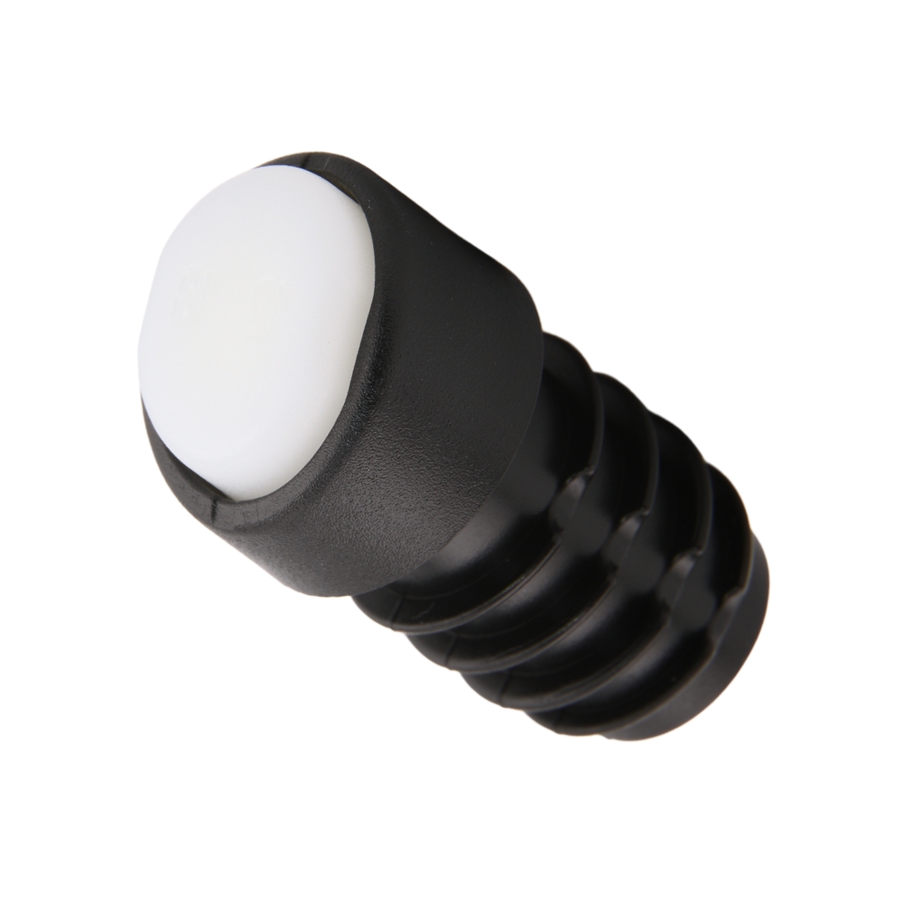 Lamellenstopfen schräg, rund 18x1,5-2 – PE schwarz, Winkel 12-18° (300003307)