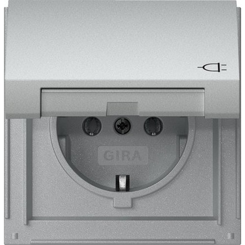 Gira SCHUKO-Steckd. KD Gira TX_44 F Alu