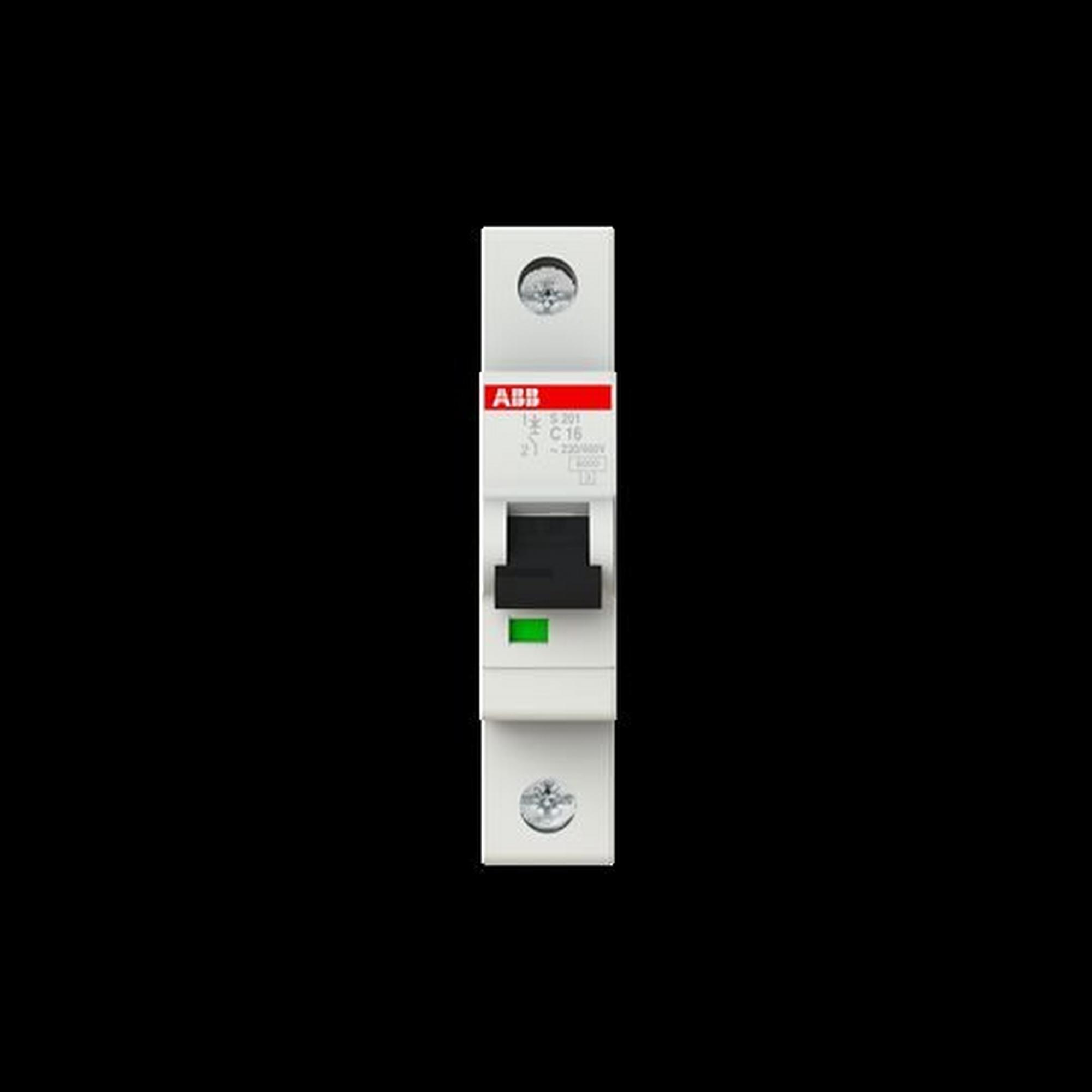 ABB S201-C16, Sicherungsautomat C-Char., 6 kA, 16 A, 1P