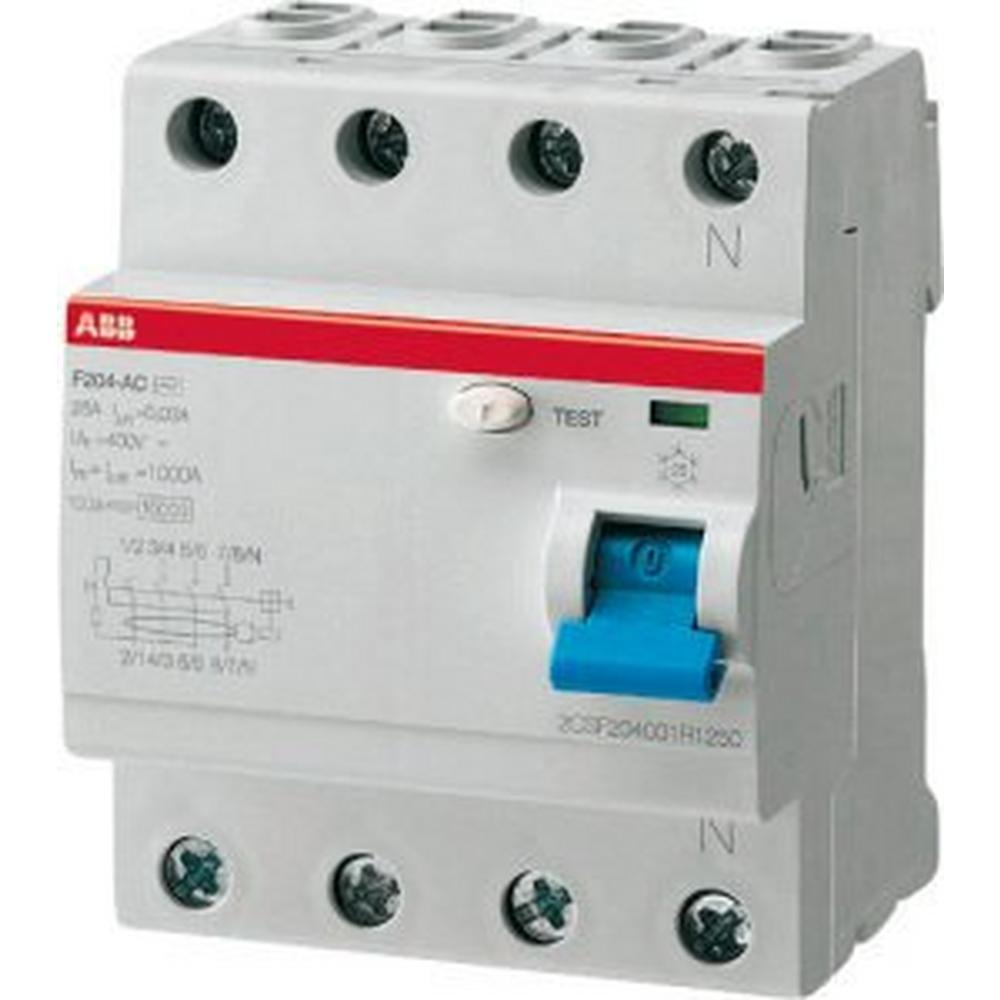ABB F204 A-25/0.03, FI-Schutzschalter 4P, Typ A, 25A, 30mA