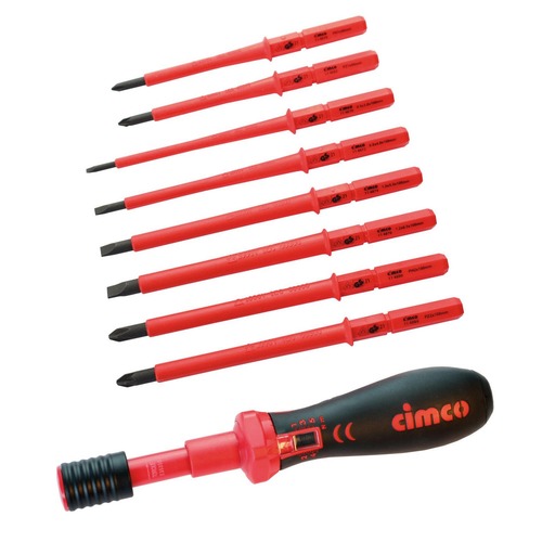 Cimco VDE-Drehmoment-Schraubendreher-Set, 9-teilig