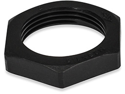 Gegenmutter M12x1,5/SW17 – Kontermutter PA 6 GF30 schwarz
