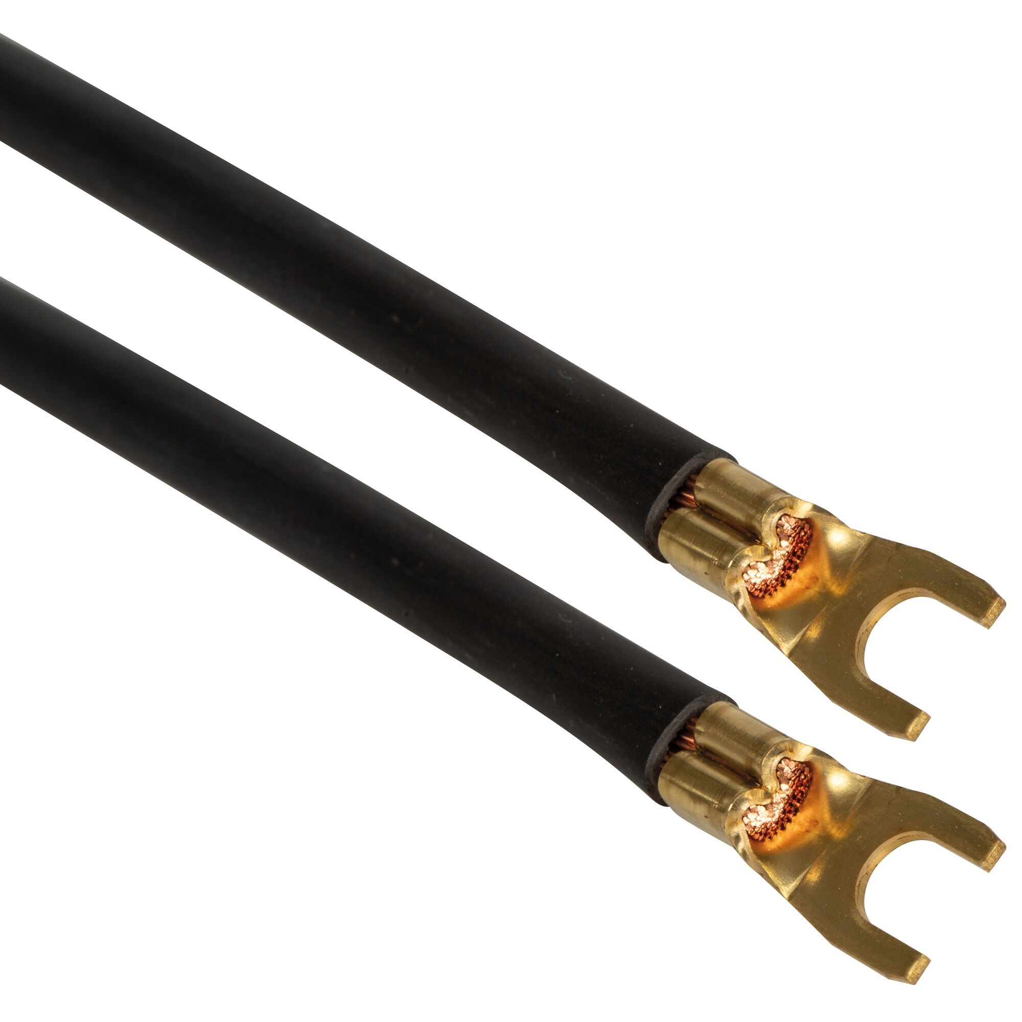 Pollmann Verdrahtungsbrücke 10 mm² | Länge 133 mm | Gabelschuh-Anschluss | Kupfer verzinnt | Phasenschiene für Reihenklemmen | Stromverteilung | Industriequalität