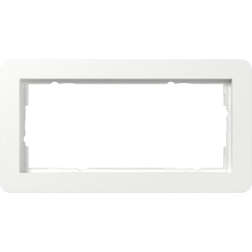 Gira Abdeckrahmen 2f o.M. Gira E1 Reinweiß