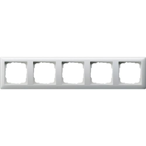 Gira Abdeckrahmen 5f Gira Standard 55 Reinweiß