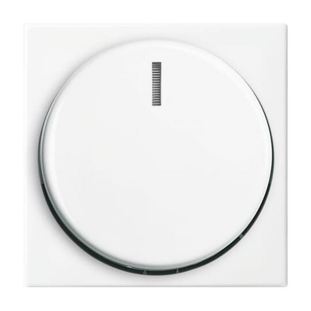 Busch-Jaeger 2115-914, Zentralscheibe mit Drehknopf, Befestigungsmutter, GlimmlampeBusch-balance® SI