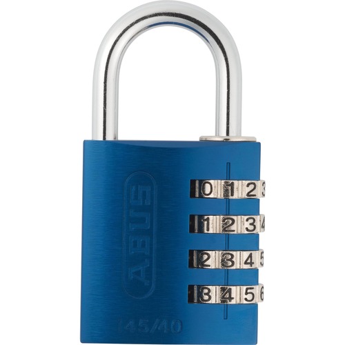 ABUS 145/40 blau mit EAN Alu.Zahlen-Kombinationsschloss