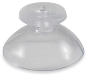 Haftsauger 20 mm – Saugnapf Weich-PVC natur, mit Flansch (VPE 50 Stk.)
