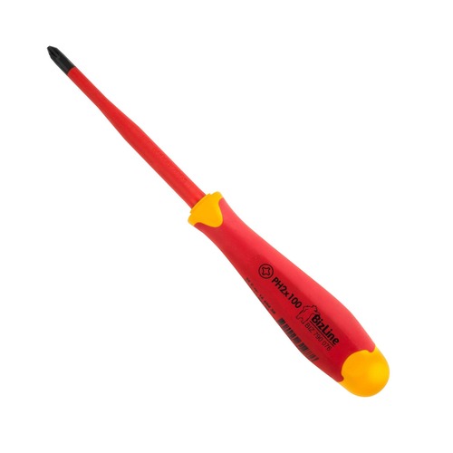 BizLine Schraubendreher i-SLIM PH2 1000 V isoliert 6 x 100 mm Premium