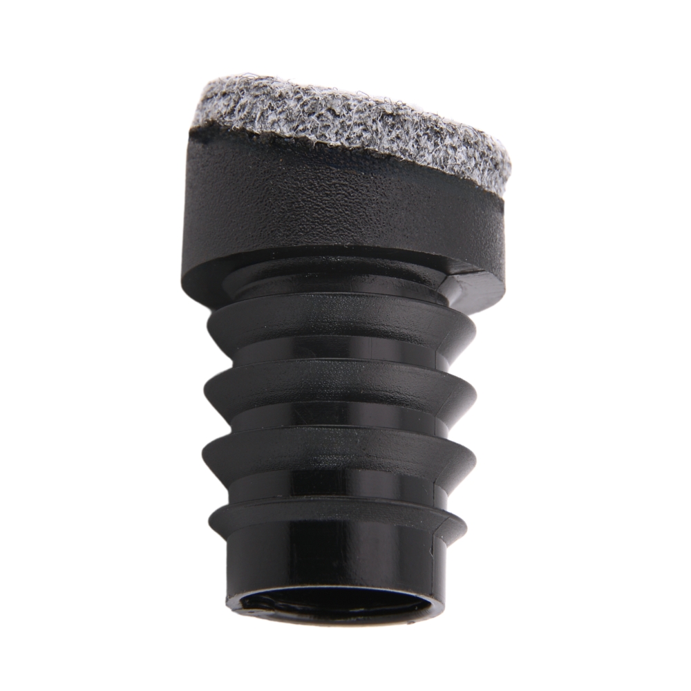 Lamellenstopfen schräg, rund 16x2-2,5 – PE schwarz, Winkel 9°, VPE 1000