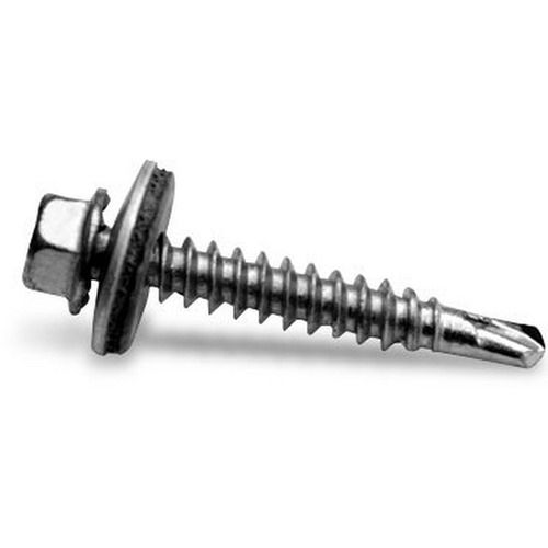 K2 Systems Self-tapping metal screw 6x35, Selbstbohrende Sechskantblechschraube mit Dichtscheibe 6x35