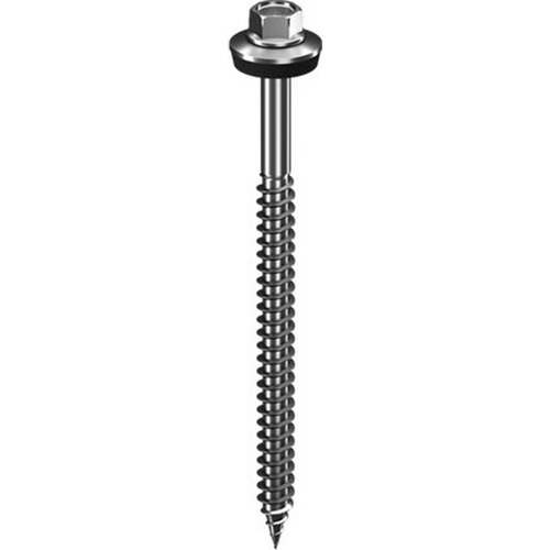 K2 Systems Self-tapping metal screw 6.8x140, Selbstbohrende Sechskantblechschraube mit Dichtscheibe 6.8x140