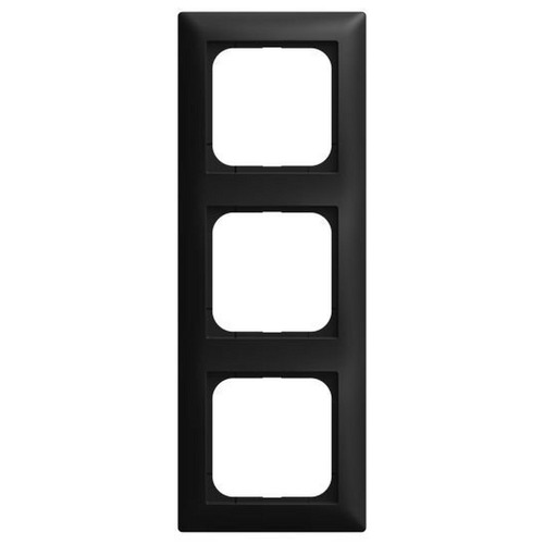 Busch-Jaeger Abdeckrahmen 3-fach schwarz matt - Busch-balance® SI