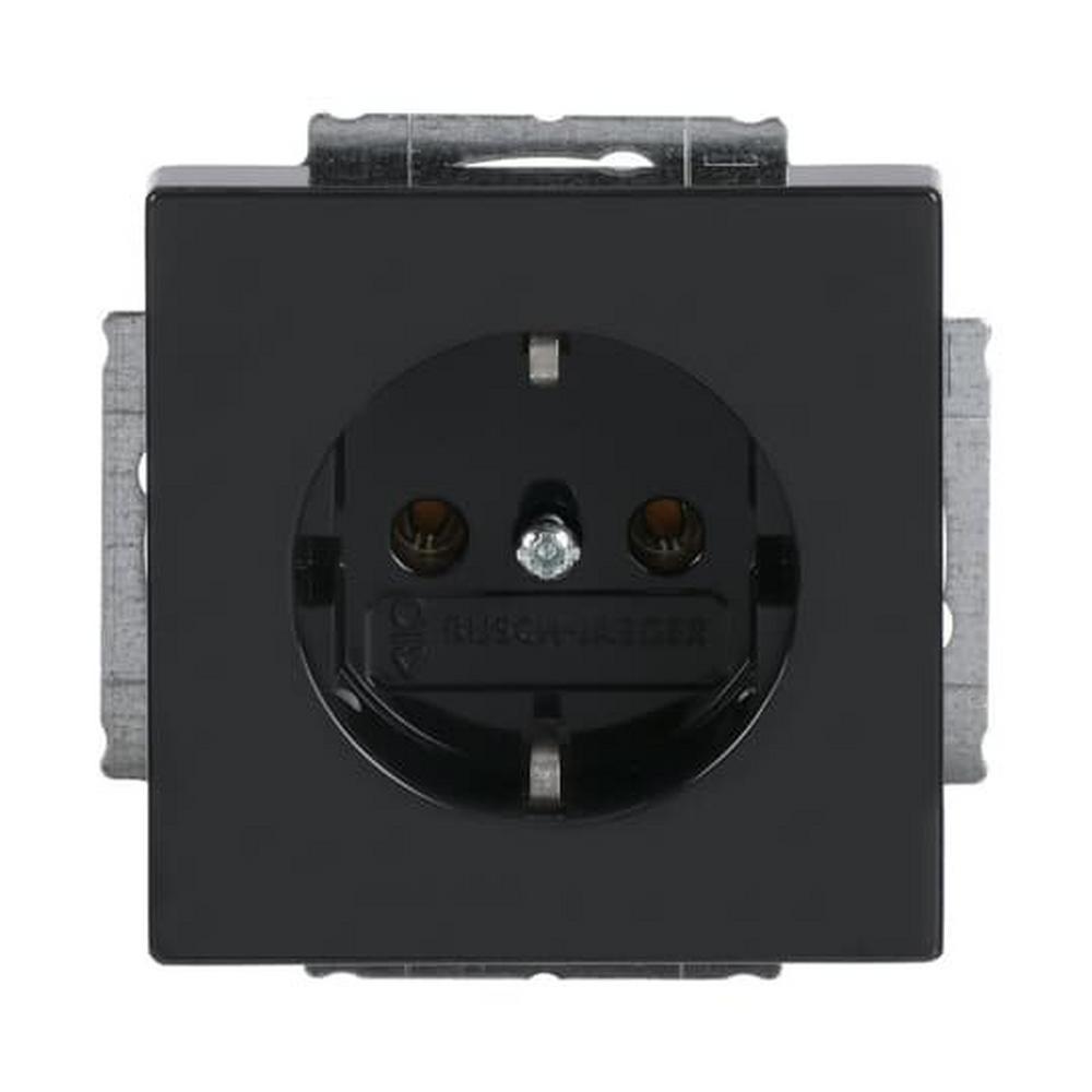 Busch-Jaeger 20 EUC-81, SCHUKO® Steckdosen-Einsatz anthrazit - Plattform 63