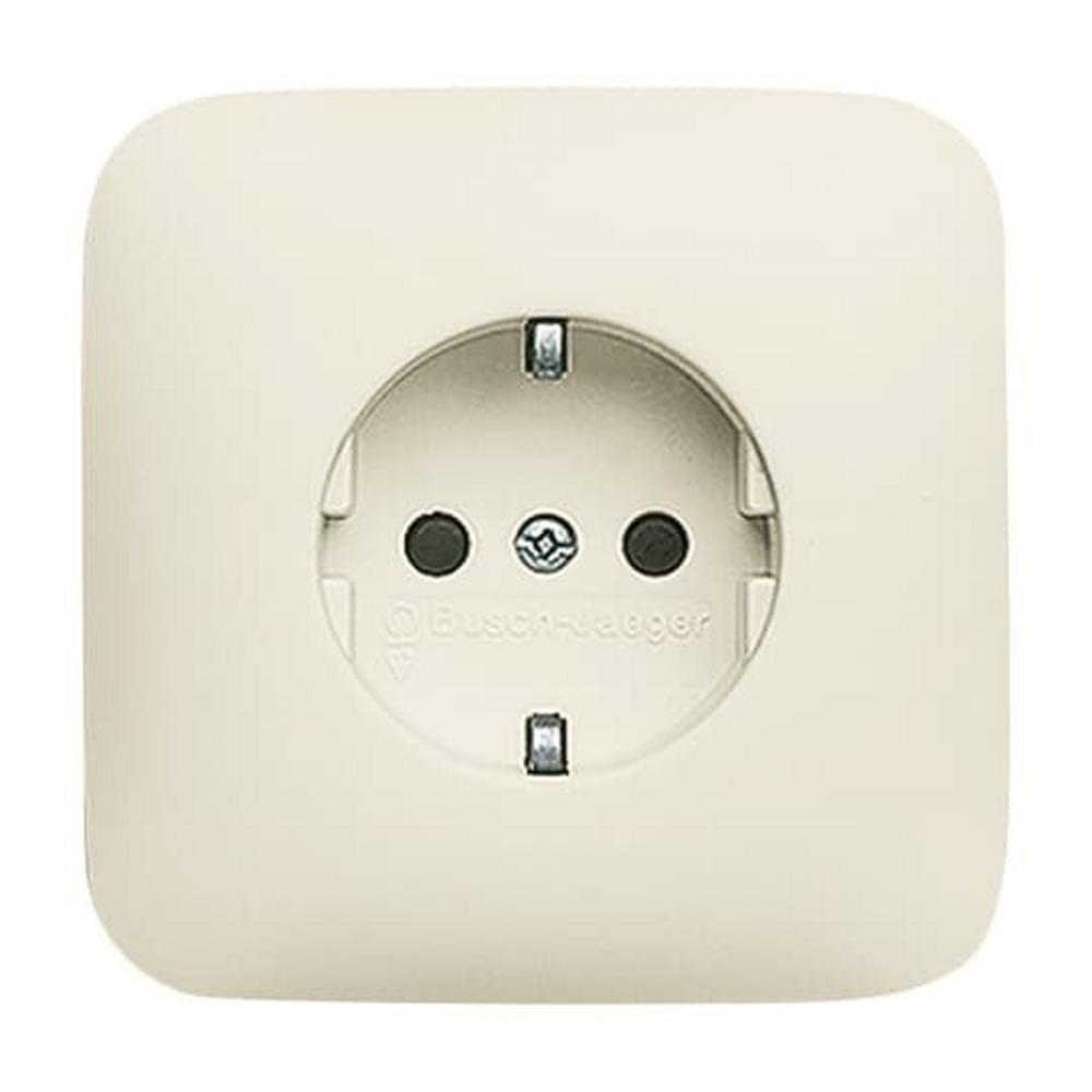 Busch-Jaeger 20 EUJKS-212, SCHUKO® Steckdose Safety+ weiß - Busch-Duro 2000® SI mit erh. Berührungsschutz