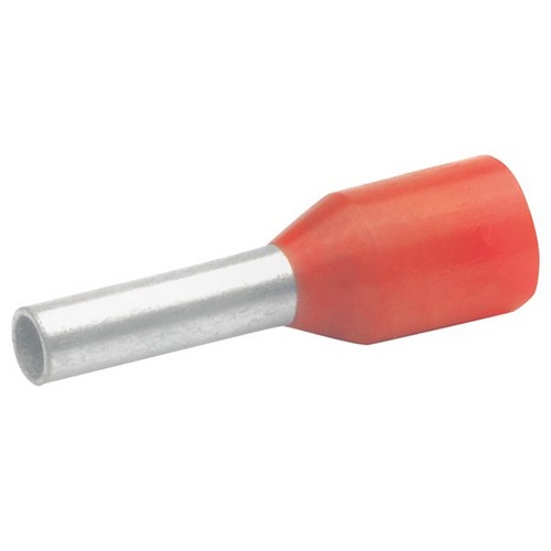 Klauke Isolierte Aderendhülsen nach DIN, , 1 mm², Rot, Länge 10mm, Cu, verzinnt (47110)