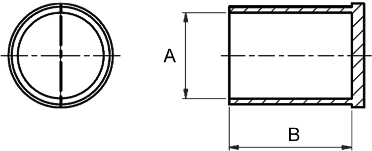 Schutzkappen – Maßzeichnung