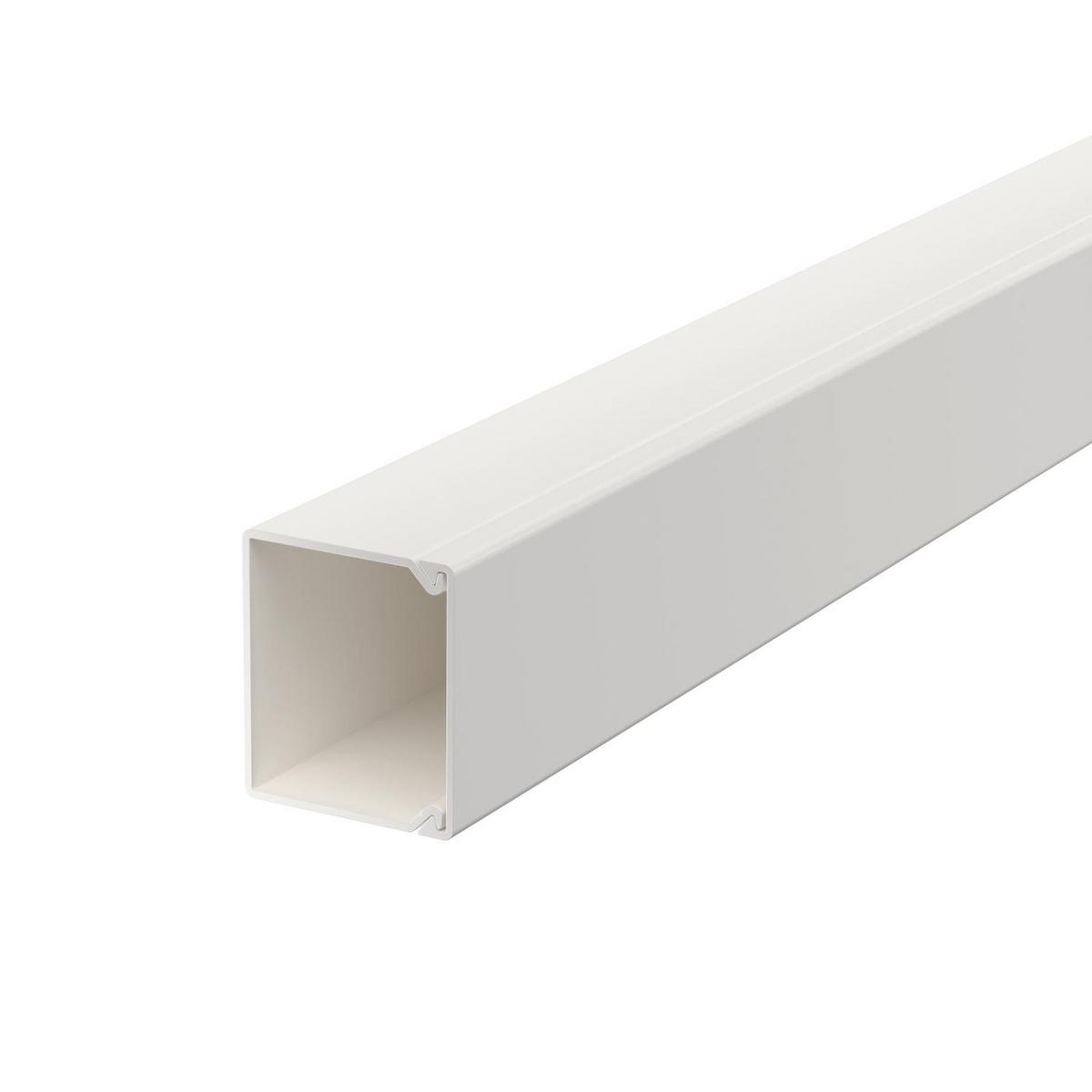 OBO Bettermann Wand- und Deckenkanal mit Bodenlochung 30x30x2000 Polyvinylchlorid reinweiß RAL