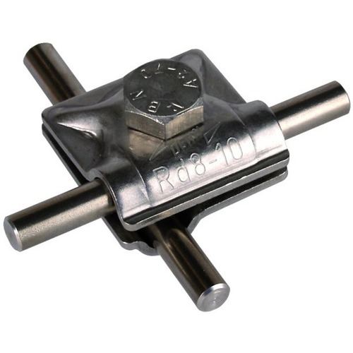 DEHN SE MV-Klemme NIRO f. Rd 8-10mm m. Sechskantschraube