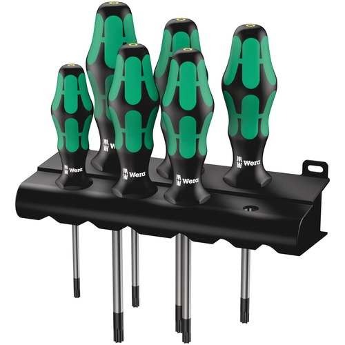 Wera TORX® BO-Schraubendrehersatz mit Bohrung, 6-tlg. 367/6 TORX® BO Satz 6-tlg.