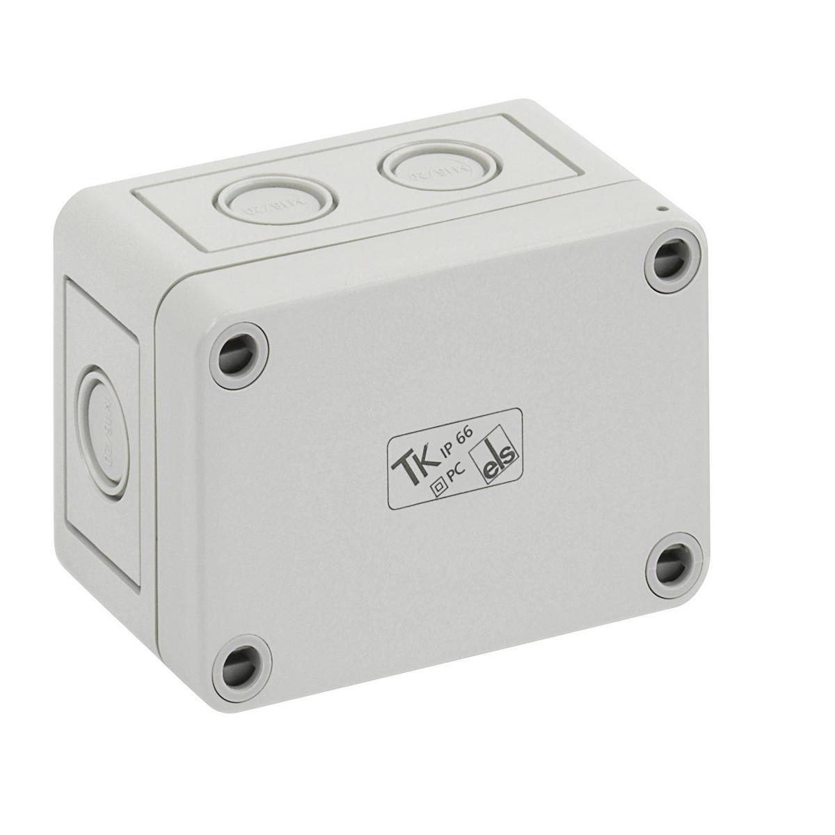 Spelsberg Leergehäuse, Schutzart IP66, Schlagfestigkeit IK08, Schutzklasse II, Ui 690V AC, Bemessungsisolationsspannung 1000V DC, UL (12740201)