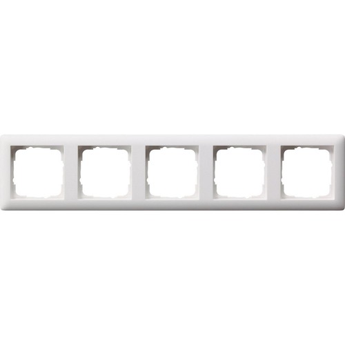 Gira Abdeckrahmen 5f Gira Standard 55 Reinweiß m