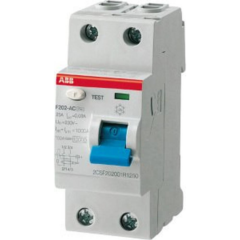 F202 A-40/0.03 AP-R, FI-Schutzschalter 2P, Typ A, 40A, 30mA, kurzzeitverzögert