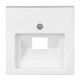 Busch-Jaeger 1803-914, Zentralscheibe UAE/IAE (ISDN) 1-fach alpinweiß - Busch-balance® SI