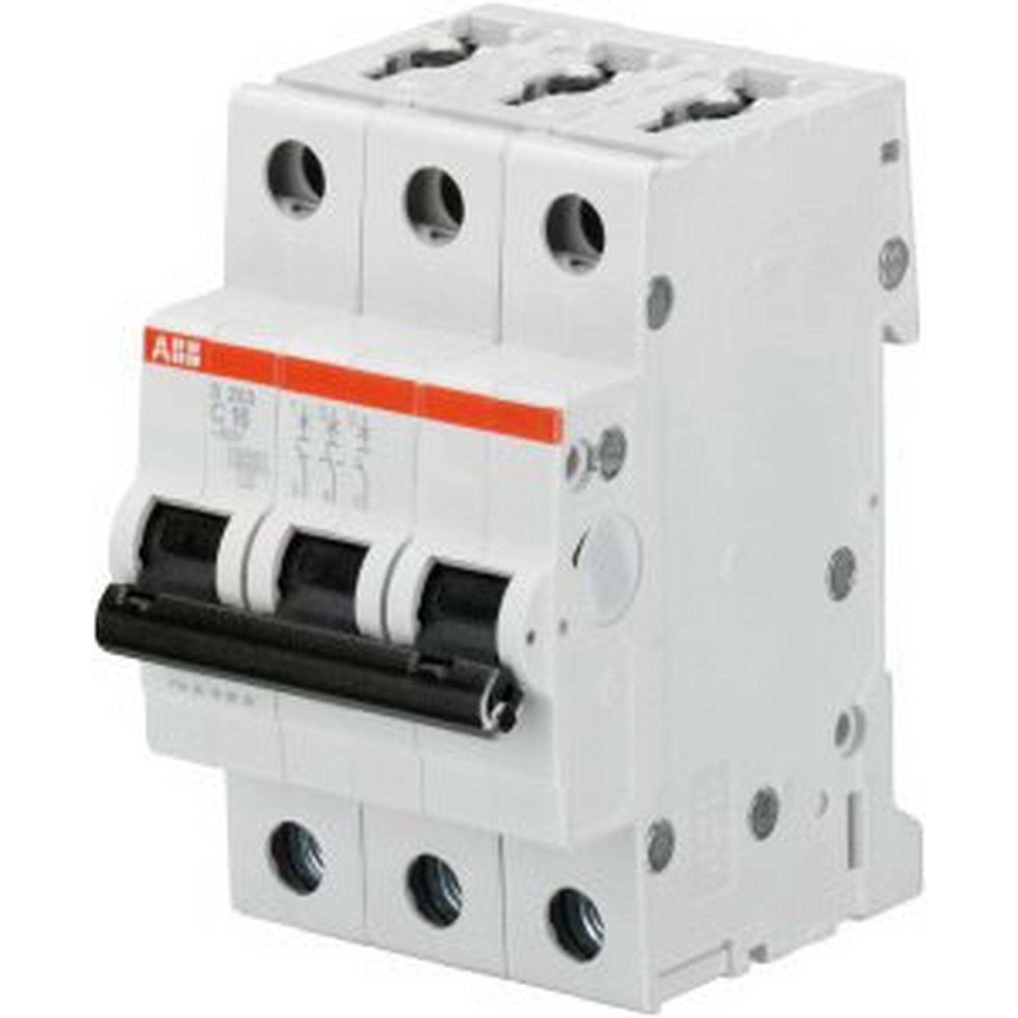 ABB S203-C16, Sicherungsautomat C-Char., 6 kA, 16 A, 3P