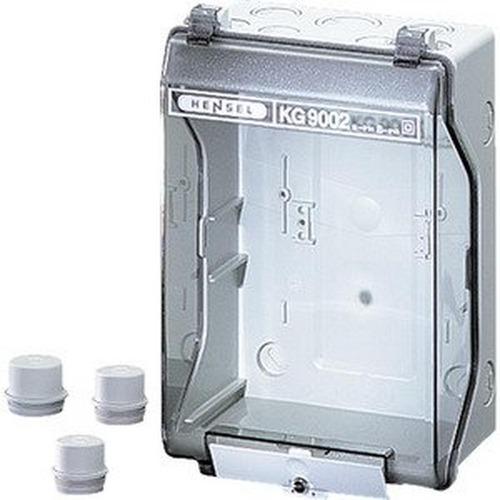 Hensel KV-Leergehäuse, Einbaumasse bei eingeb. Montageplatte 133x205x95 mm (3300140)
