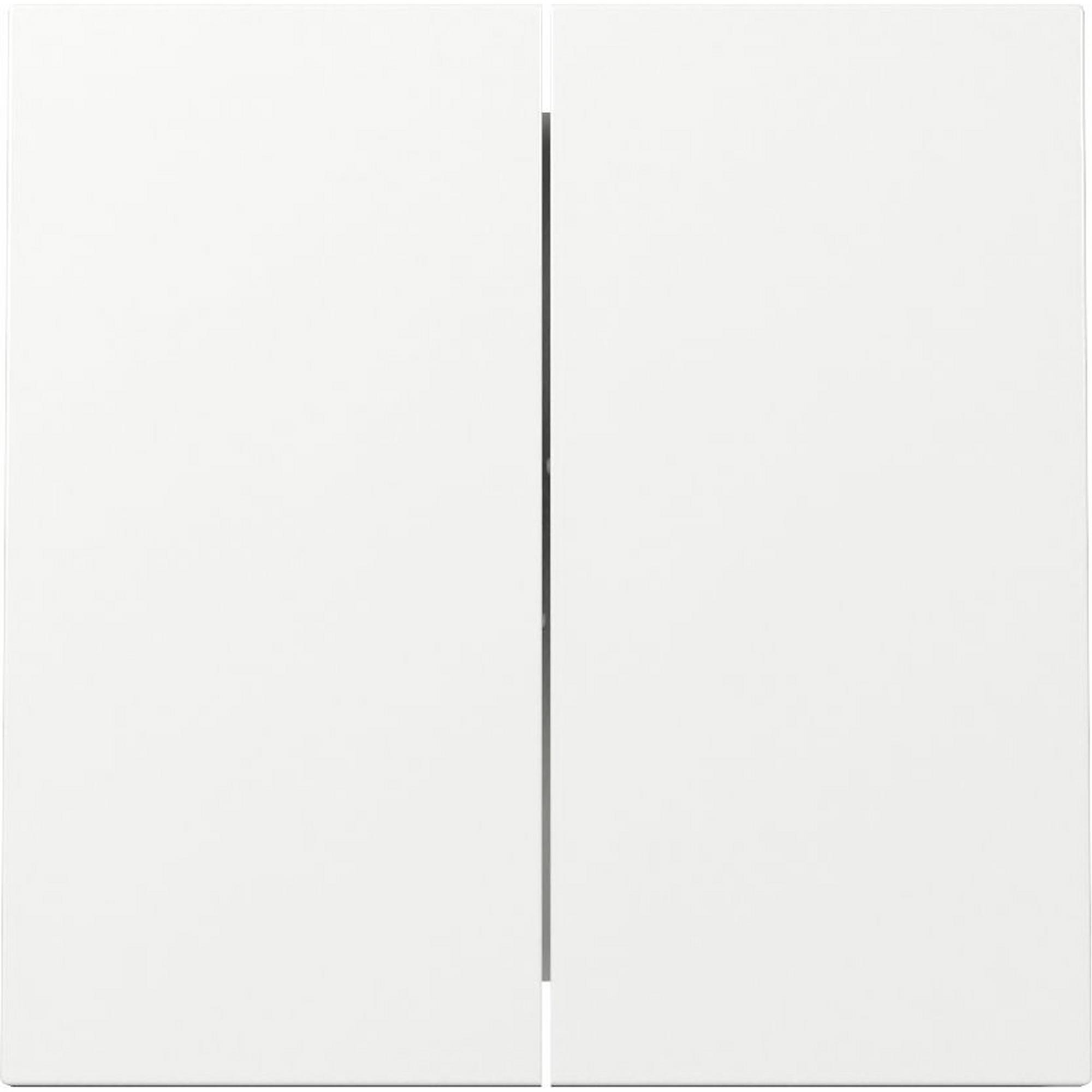 Gira 329570, Wippe 2f Flächenschalter Reinweiß