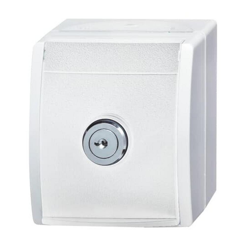 Busch-Jaeger 20 EWSL-54, SCHUKO® Steckdose mit Klappdeckel und abschließbar, verschieden schließend 16 A
