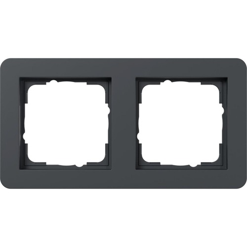 Gira Abdeckrahmen 2f Gira E1 Anthrazit