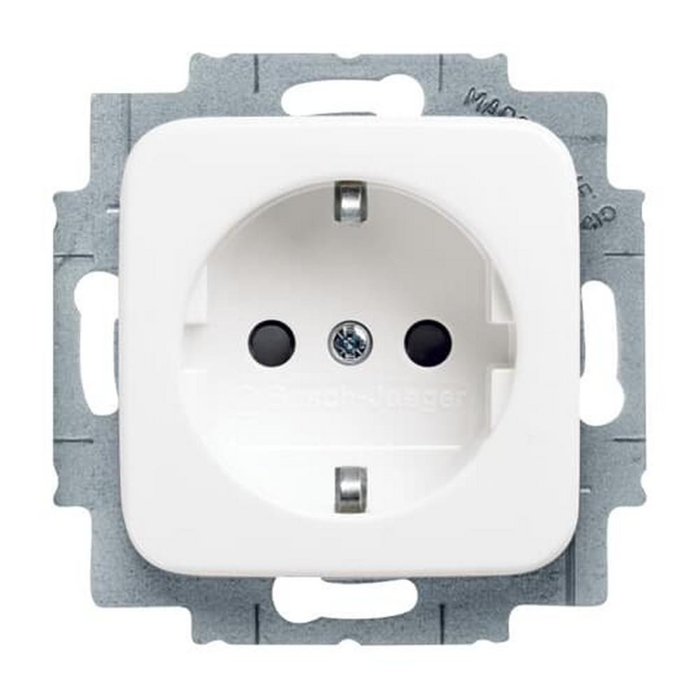 Busch-Jaeger 20 EUCKS-214, SCHUKO® Steckdosen-Einsatz Safety+ alpinweiß - Reflex SI
